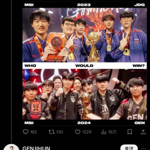 GEN团长在LOL官方推特下询问：为什么我们没有MSI冠军奖牌？